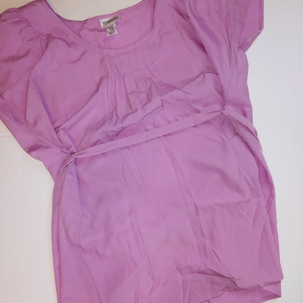 Motherhood Maternity Lavender Top M